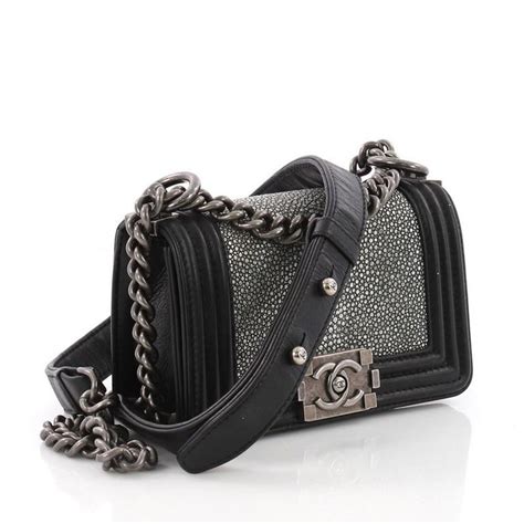 chanel stingray le boy|boys chanel flap bag.